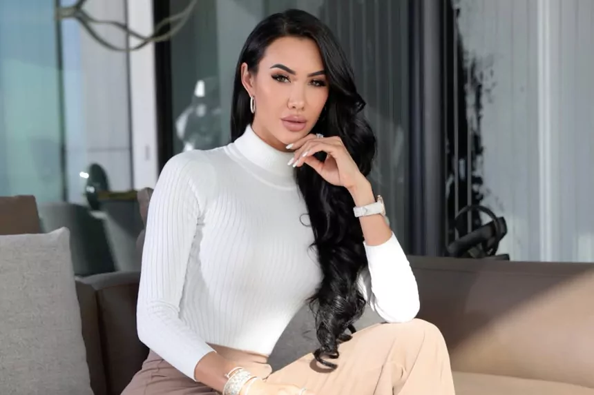  Corrie Yee posing in a brand collaboration shoot, 2026