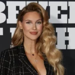 Veronika Rajek at a public event wearing a black blazer, Slovak model and influencer with an estimated net worth of $1.2 million in 2026