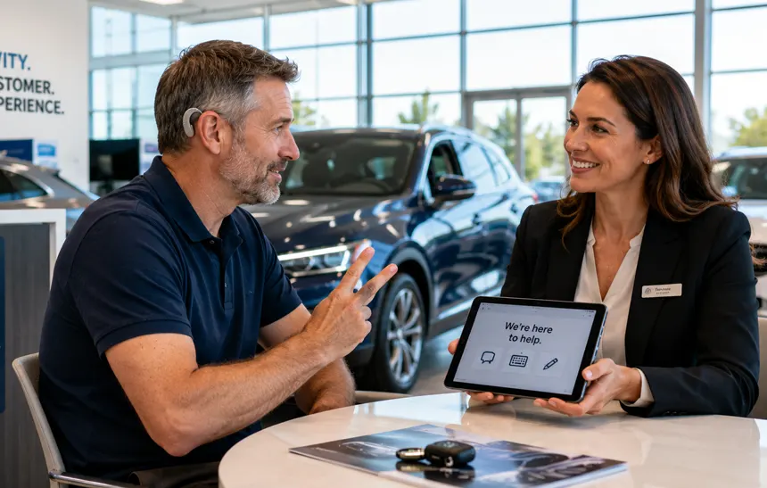 Car Dealership with Hearing Loop – Need to Know What Deaf and Hard of Hearing Buyers