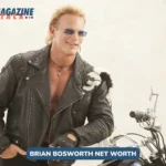 Brian Bosworth net worth 2026 photo, leather jacket, sunglasses, motorcycle