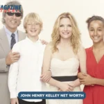 John Henry Kelley article illustration: stock-style family portrait posed outdoors